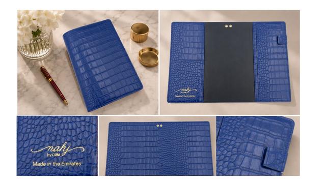 Nahj Croco Leather Folder